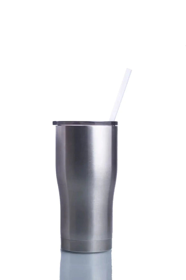 THE SIPPÉR STEEL STRAW TUMBLER - 20 OZ | CLASSIC STEEL