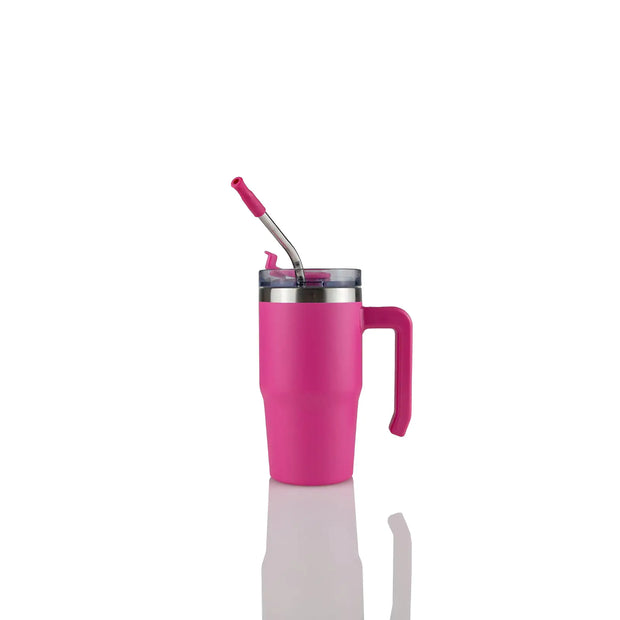 THE SIPPÉR STEEL STRAW TUMBLER - 12 OZ | BLACK+CHEETAH BOTTOM