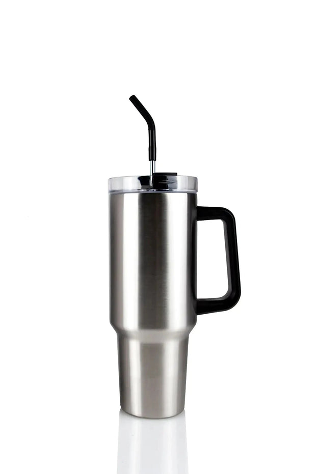 THE SIPPÉR STEEL STRAW TUMBLER - 40 OZ | CLASSIC STEEL